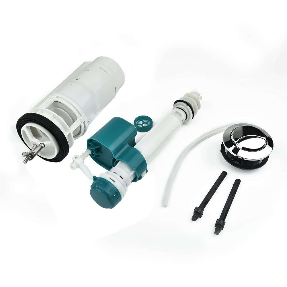 Tool Part for Toilet Tank Kits Cistern Toilet Fill Parts Water Drain Flush Valve Button Set Repair Fittings Bathroom Fixture Toilet Accessory 3