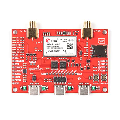SparkFun LTE GNSS Breakout - SARA-R5 - Includes 1x Breakout and 1x Hologram eUICC SIM Card Secure Cloud LTE-M Data Communication for Multi-Regional use - Local Provider Must Offer LTE-M Coverage 4