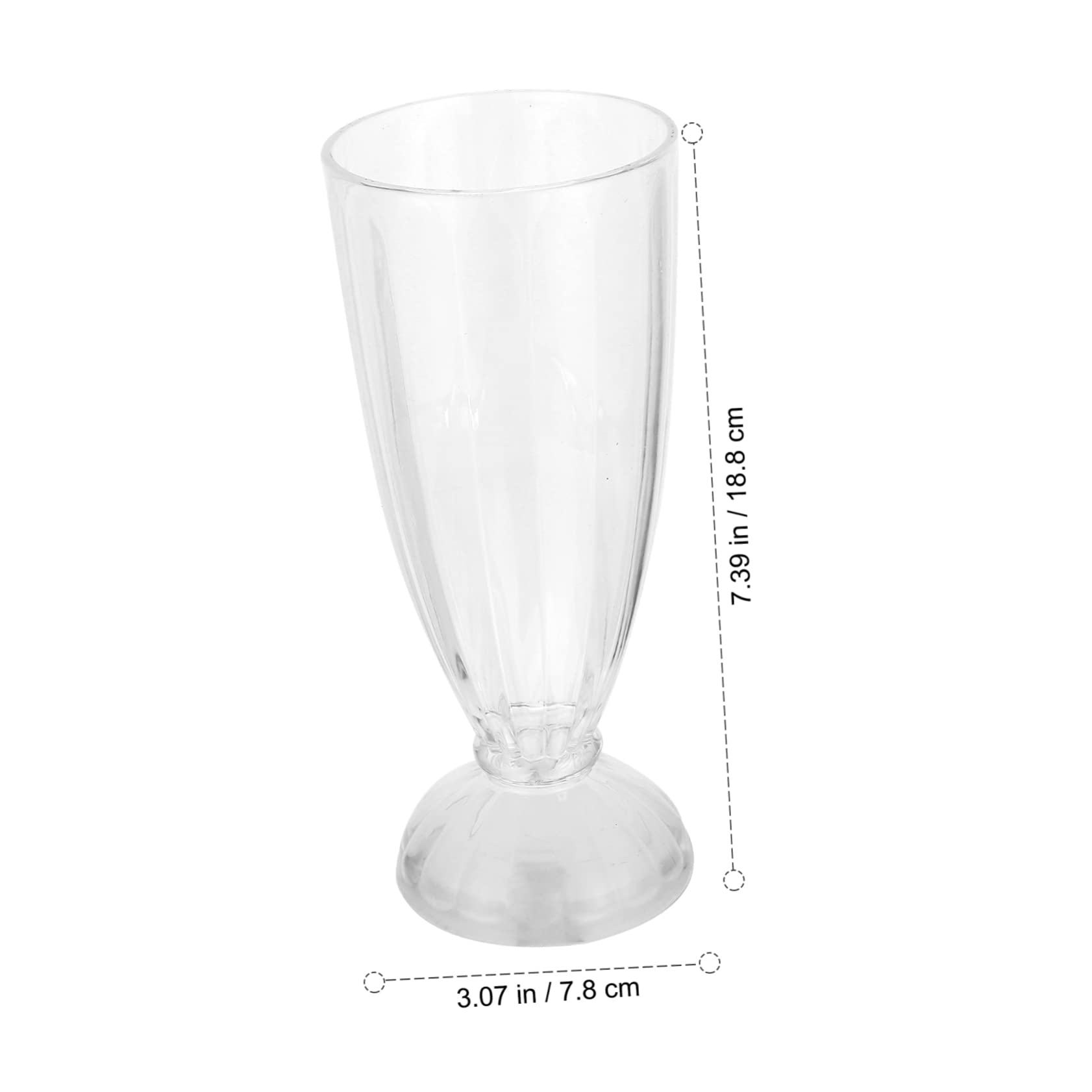 CATIEBYE Unbreakable Smooth Rim Acrylic Milk Mug 425ml 2 Pack for Drinks Cocktails 4