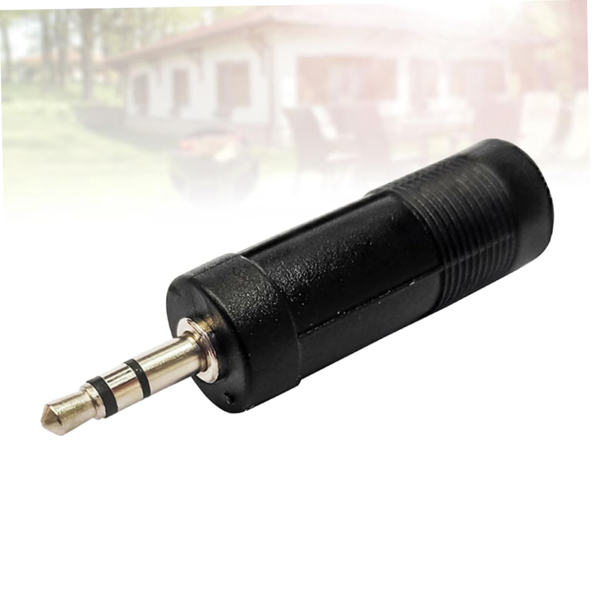 Veemoon 10pcs Audio Microphone Adapter Stereo Adapter Headphone Adapter Headphones Adapter Stereo Audio Adapter Mic Adapter Black 3