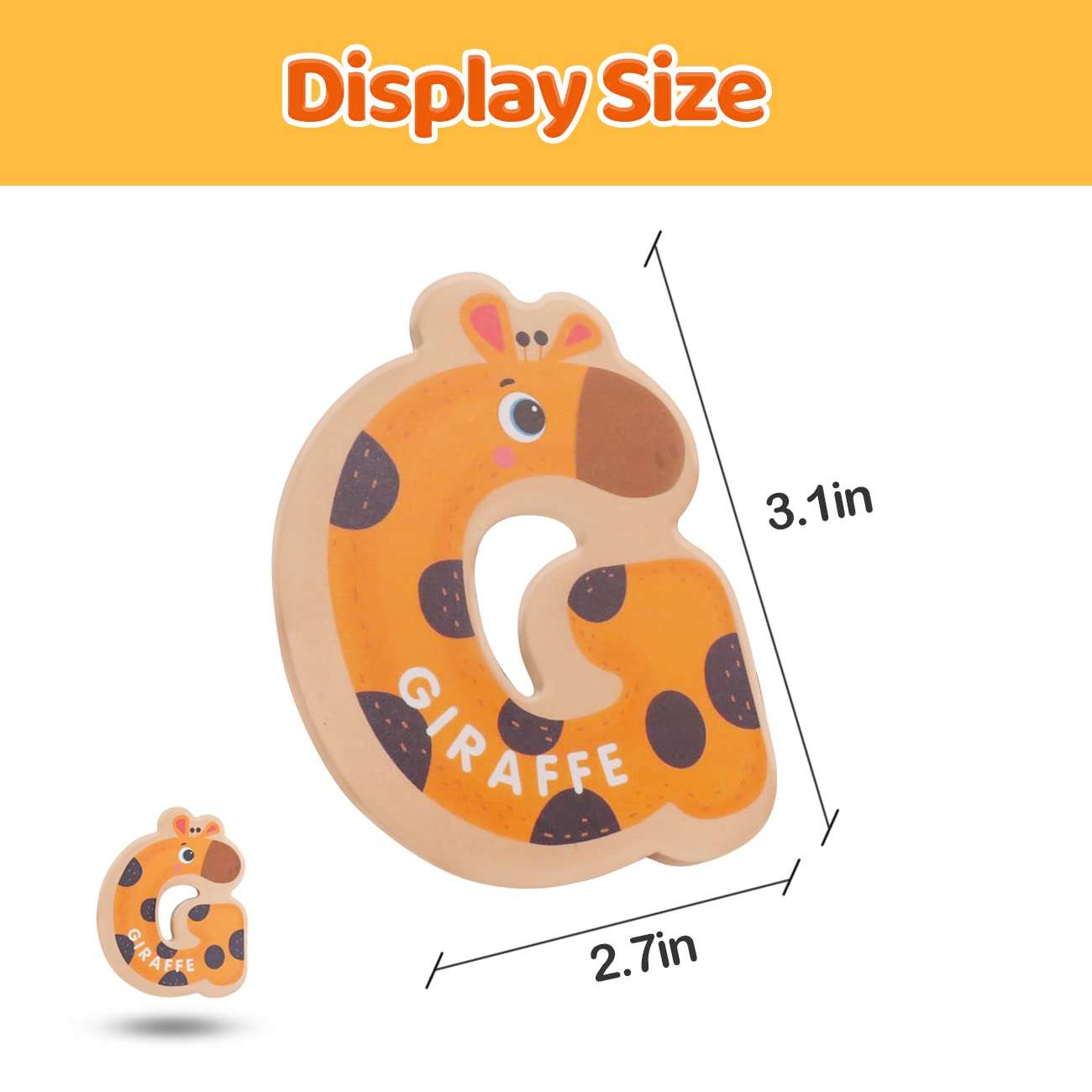 Jumbo Magnetic Letters, Magnets for Fridge, Large Magnetic Letters ABC Alphabet Magnets Uppercase Refrigerator for Kids Educational Preschool Learning Set Spelling Games for Toddlers 3 4 5 Years Old 2