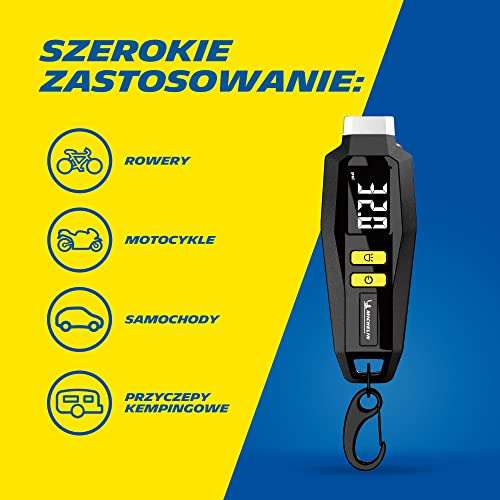 MICHELIN 12290 Digital Tyre Pressure gauge with Key Ring & LED Flash Light 6