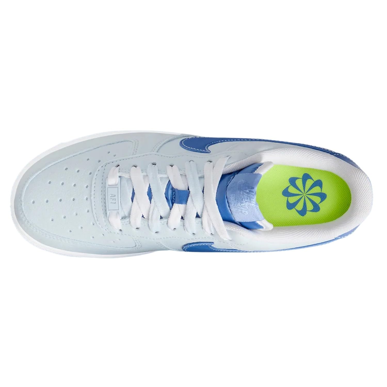 NIKE Air Force 1 '07 Women's Shoes, Blue Tinted White Disco Purple Polar, 7.5 4
