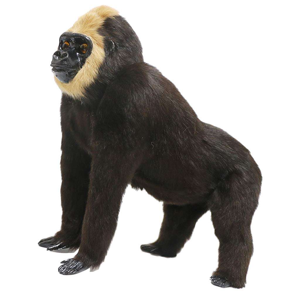 MOOSETOE Chimpanzee Figurine Statue Artificial Gorilla Miniatures Model Kids Toy 5