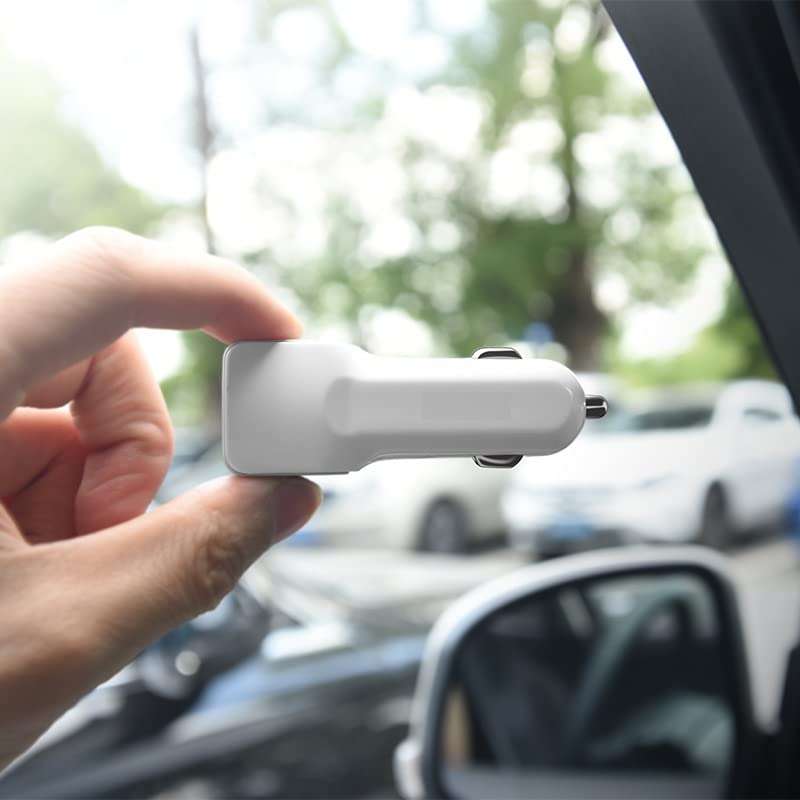 3.1amp car Charger for Xiaomi Mi 10 Ultra Car Charger | High Speed Rapid Fast Turbo Metal Android & Tablets Car Mobile Charger with Type-C USB Charging Cable (3.1A, RED- Multi-Colour) 4