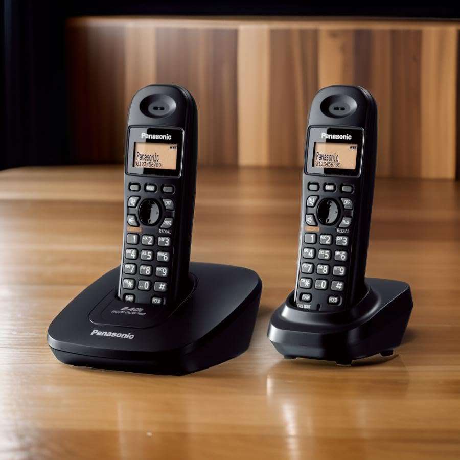 Panasonic 2.4GHz KX-TG3612BX2 Cordless Phone 5