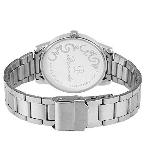 Buccachi Analogue Black Dial Womens Watches (White) 2