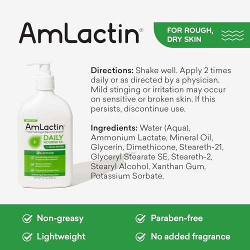 Sandoz Amlactin Daily Moisturizing Body Lotion 12%, 14.1 Ounce 4
