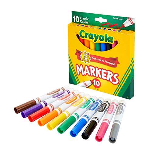 Crayola Broad Line Markers Bulk, 12 Marker Packs with 10 Colors 4