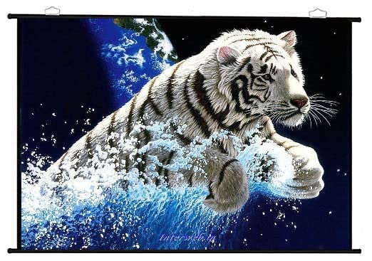MOIZ Universal lite Series Map Type Movie Projection, Projector Screen, Imported High Gain Fabric, 110-Inch Diagonal with 16:9 Aspect Format in 1080p Full hd,3D Active, 4k Technology