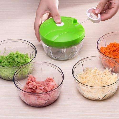 Hand Meat ChopperVegetable,Fruit Grinder Mixer Food Processor Slicer Shredder Salad Maker Vegetable Tools 3