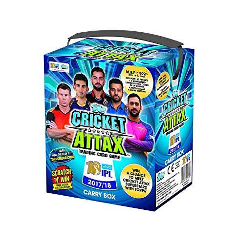 Topps India Cricket Attax 2017/18 Carry Box 2