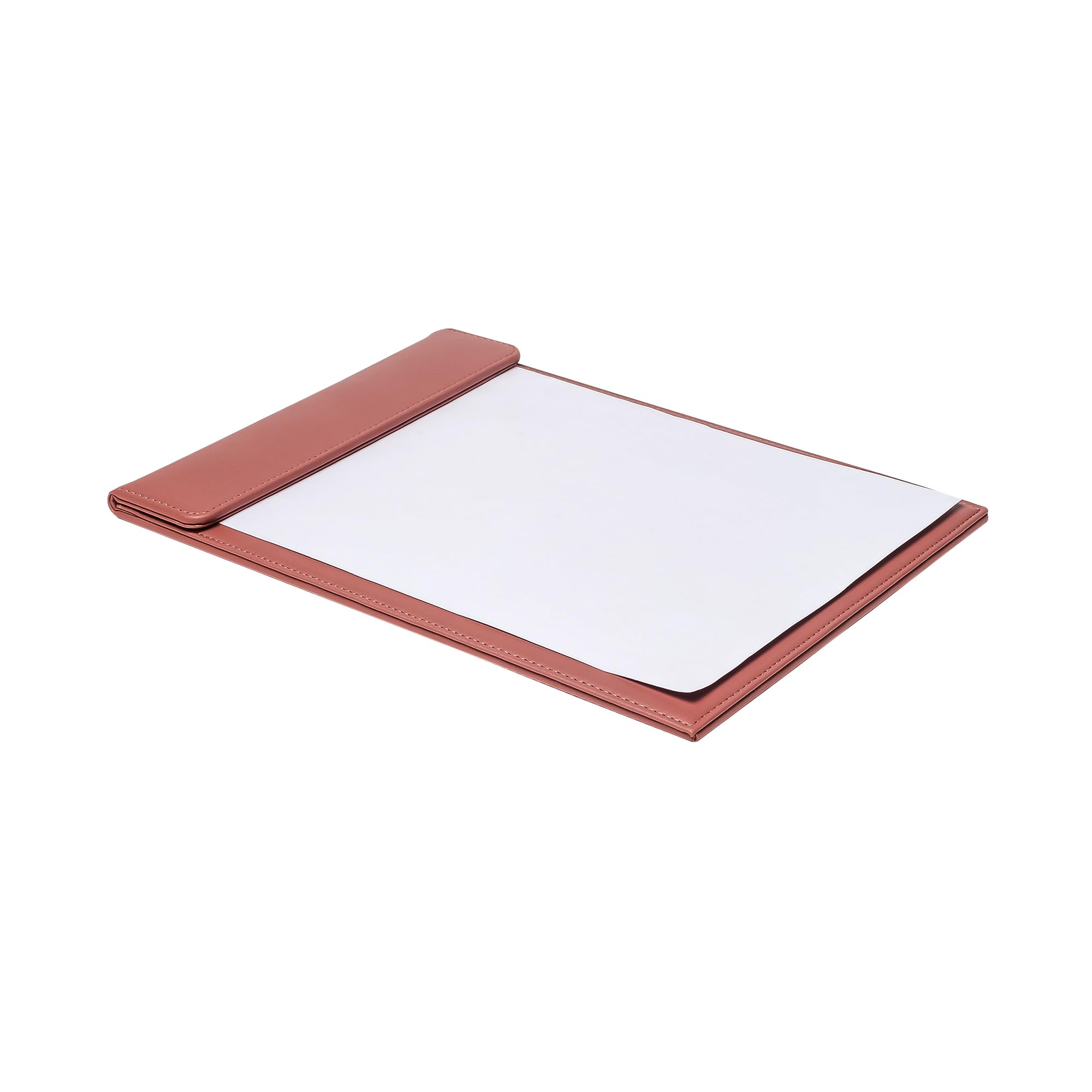 papesaur A4 PU Leather Writing Pad with Clipboard stay Organized in Professional meetings (Pink) 5