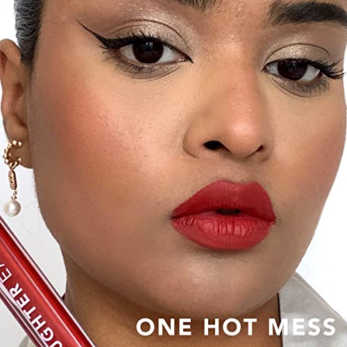 DAUGHTER EARTH Liquid Lipstick With Vitamin E & Hyaluronic Acid | Vegan Highly Pigmented Lip Color | Long Lasting Matte Smudge Proof Lip Stick For Moisturised Hydrating Lips - One Hot Mess | 5ml 2