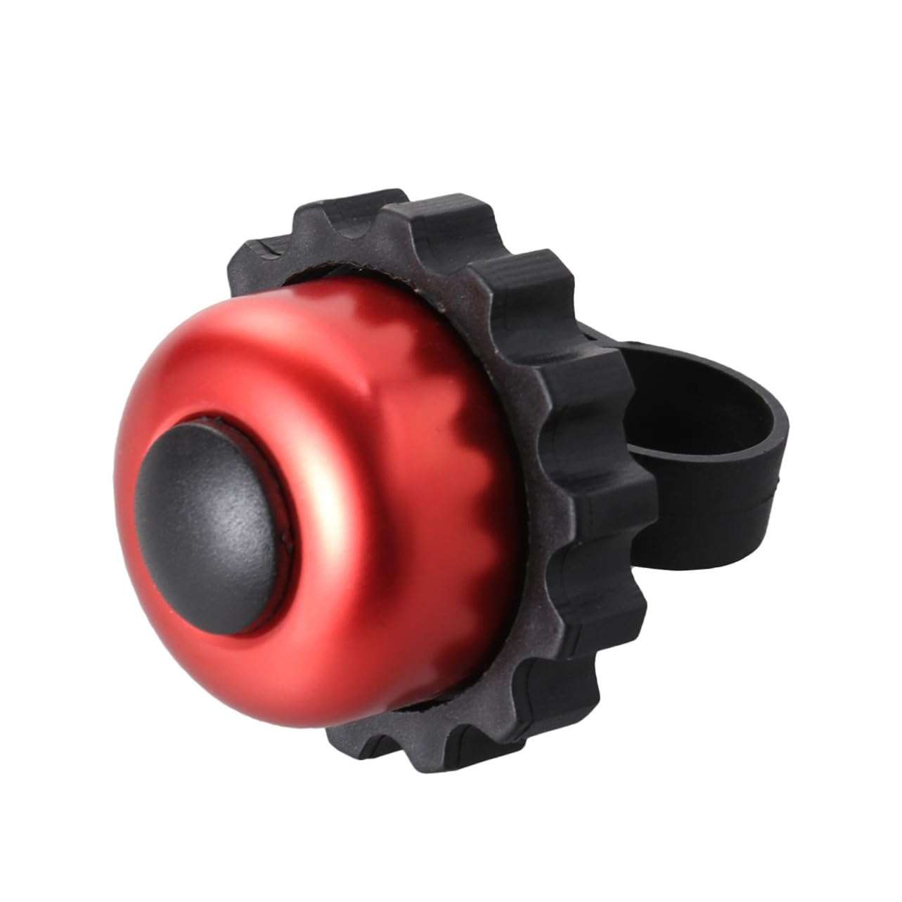 Balacoo Bike Bell Resistance Band Protector Environmental-Friendly Road Bikes Roadbikes Ice Resistant Boots Bicycle Bicycle Bell Aluminium Alloy Road Cycling to Rotate Red Trumpet The Bell, Medium 1