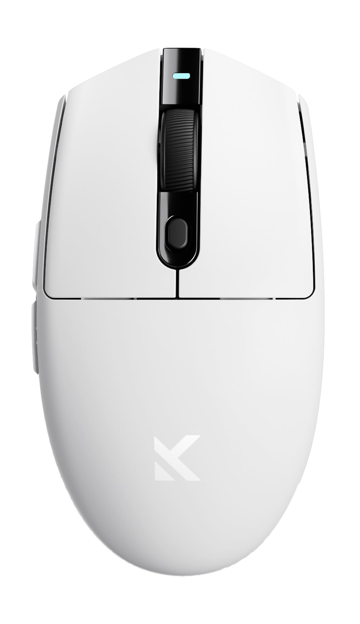 MCHOSE G3 Wireless Gaming Mouse, Symmetrical, PAW3311, 12K DPI, Tri-Mode Connection, Wireless/Wired 1K Polling, 64g Weight, 130 Hours Battery Life (G3, White)