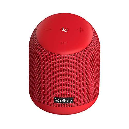 Infinity by Harman Fuze 200 Dual EQ Deep Bass 15W Portable Waterproof Wireless Speaker (Passion Red) 1