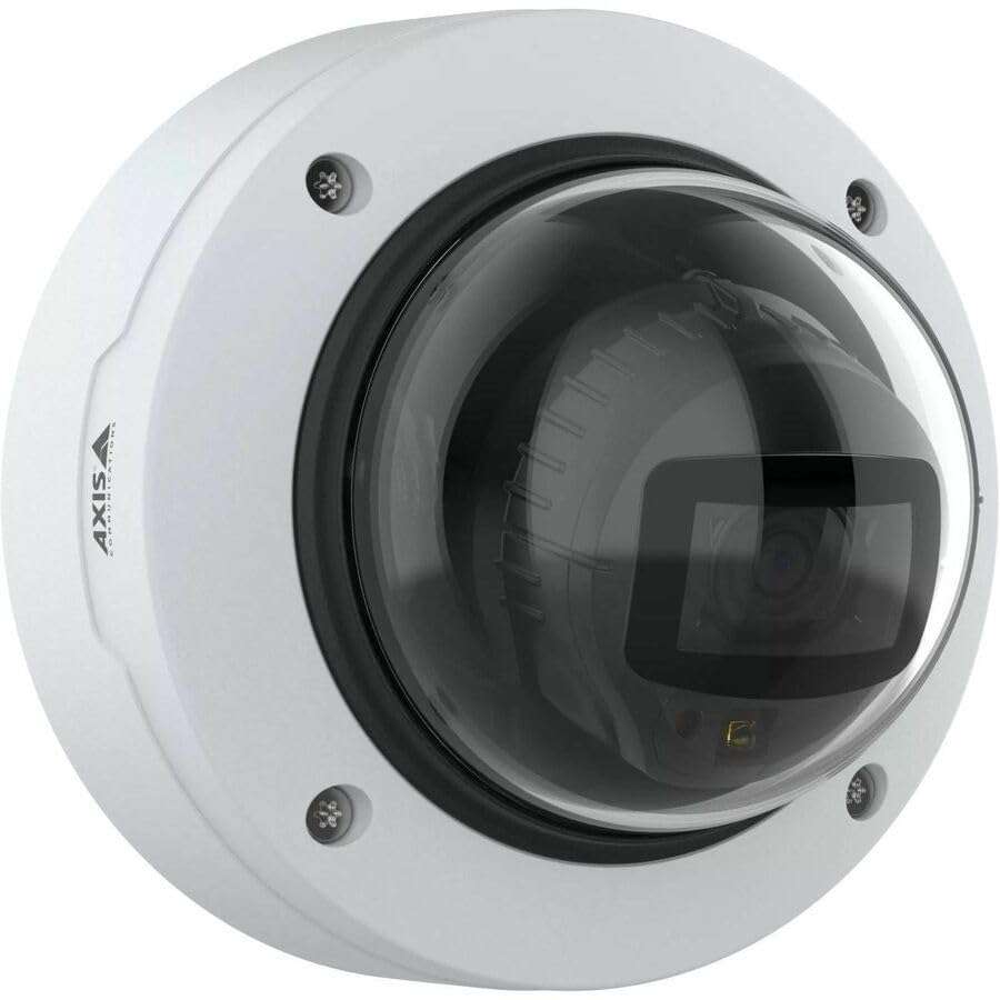 AXIS P3288-LV 8 Megapixel Indoor/Outdoor 4K Network Camera - Color - Dome - White - TAA Compliant 4