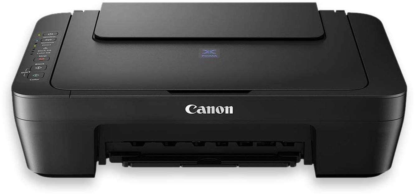 Canon Pixma E470 All-in-One wireless Color Home Inkjet Printers (Black) 1