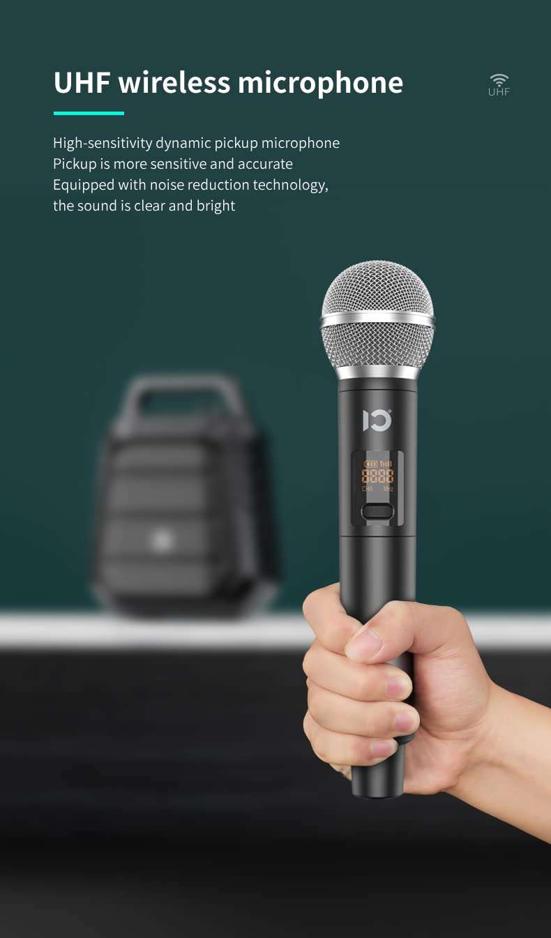 SHIDU S97 Rechargeable portable karaoke speaker 6