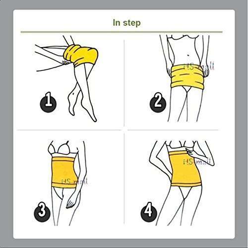 FONICX FIT Men, Women, Unisex Shapewear Belt for Better Sweating Hot Shaper (L) Black 5