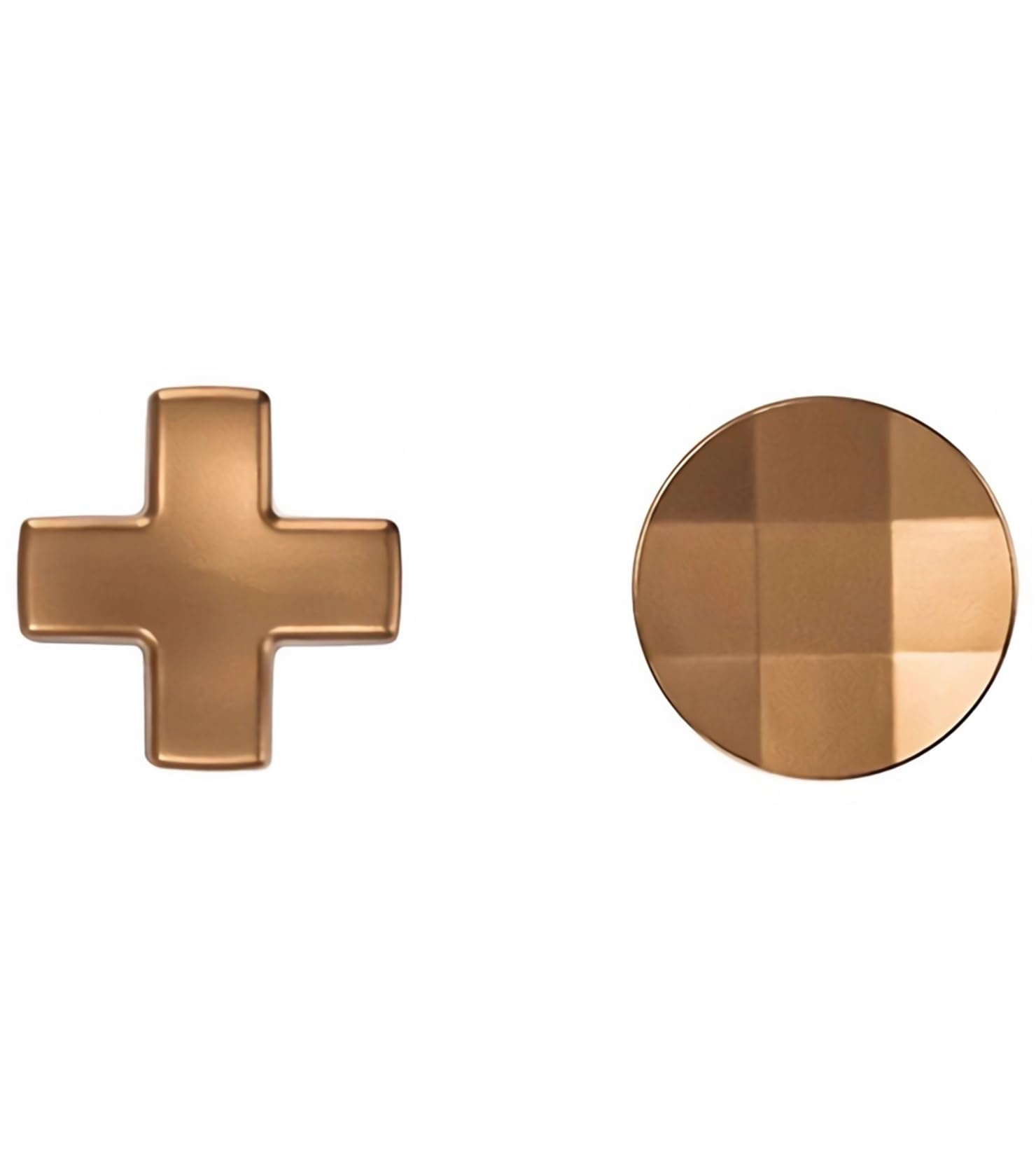 Ceozon 2 Pcs Metal D-Pads Replacement Parts Directional Pad Kits for Xbox One Elite Xbox One Elite Series 2, Xbox Elite 2 Core Controller Button Paddles Accessories (Gold)