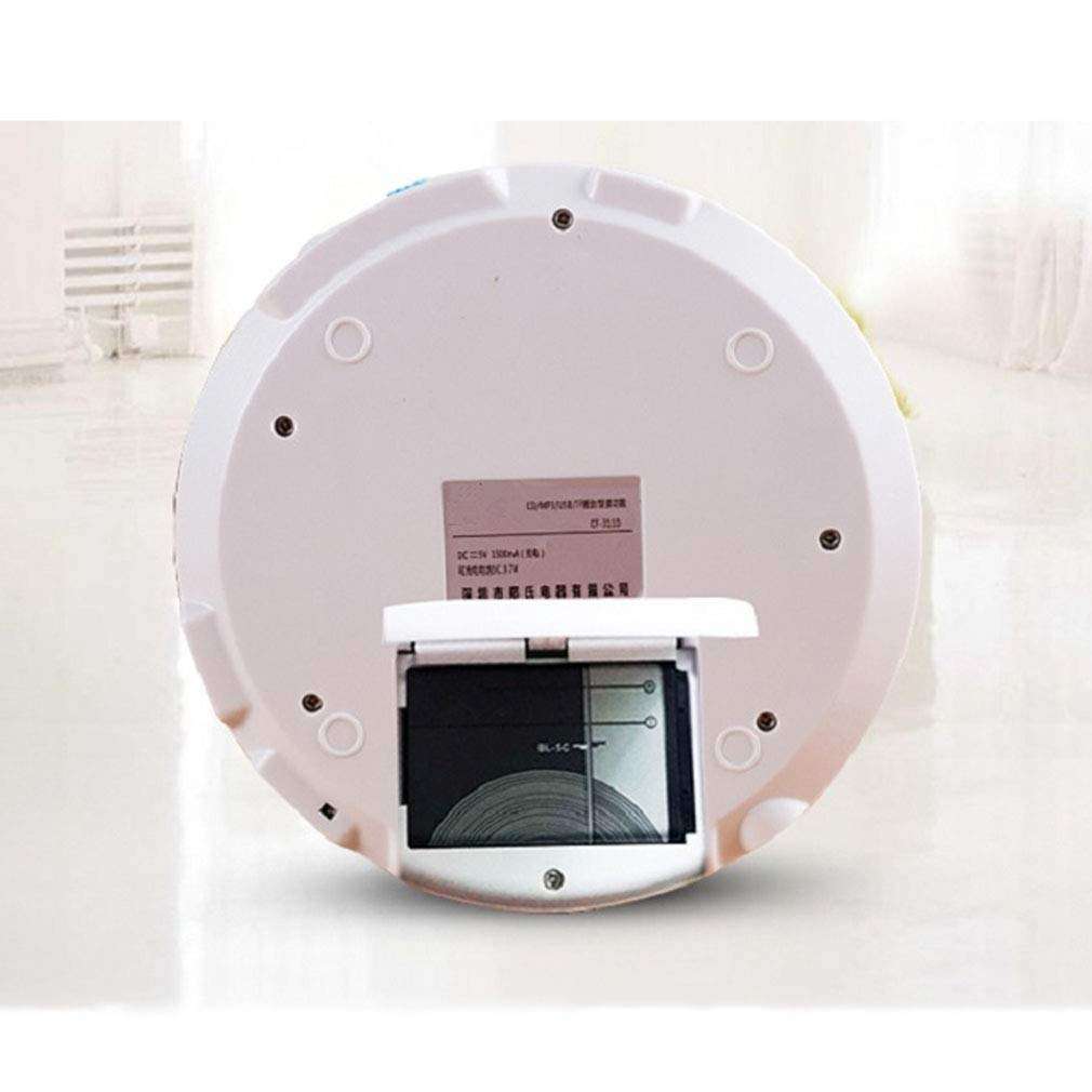 QAIYXM Rechargeable Portable CD Player for Audio CD&MP3 Disk Support U Disk&TF Card with Built-in Speaker & Anti-Shock/ESP,B 5