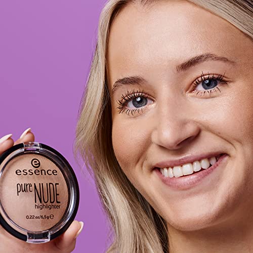 essence | Pure NUDE Highlighter, 10 Be My Highlight | Natural and Subtle Glow | Vegan & Cruelty Free | - Beige 4