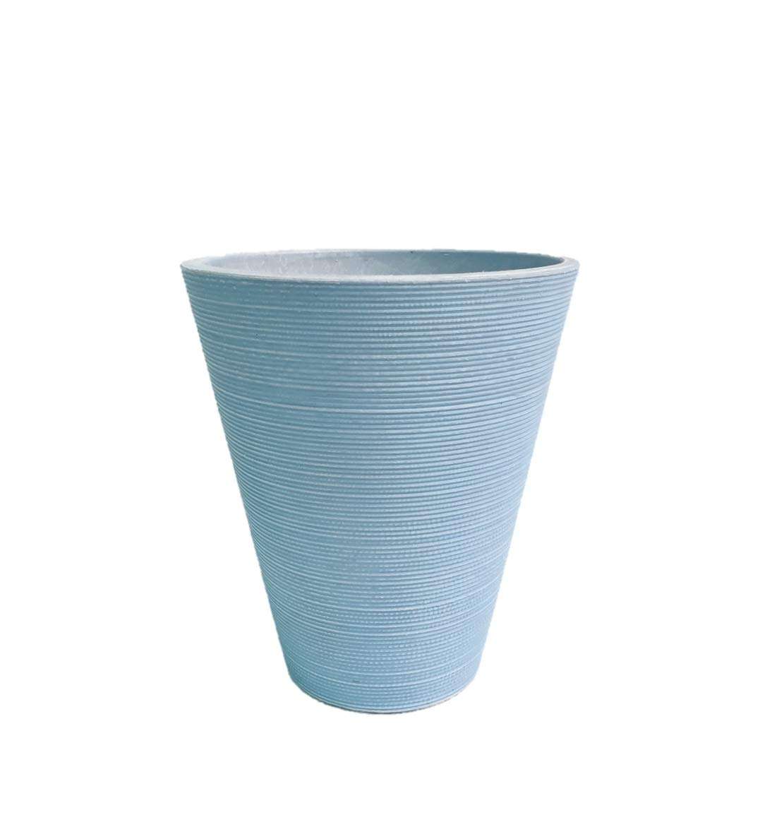 Root Bridges 5" Cone Flower Pot (Blue) 1