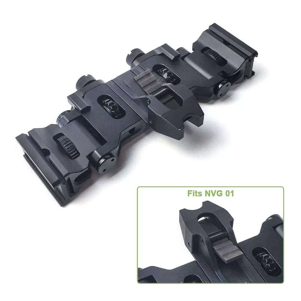 okyass Binocular Bridge Modular Folding Arm Helmet NVG Mount Night Vision Goggles Mount Night Vision Adapter for MUM-14/GT-14 4