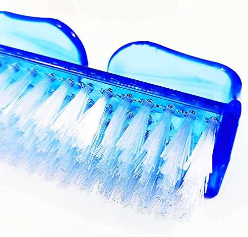 Shidara Big Handle Grip Nail Brush Fingernail Scrub for Toes and Nails Pedicure Cleaner | Multicolor | 6 Pieces 5