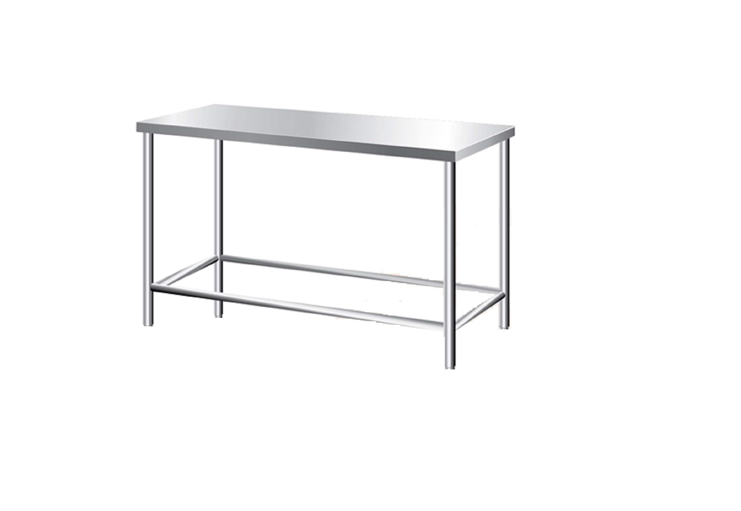 DG DEXAGLOBAL Beauty Stainless Steel Heavy Table 45" x 26" x 34" Inches LxBxH 5 Year Manufacturing Warranty 1