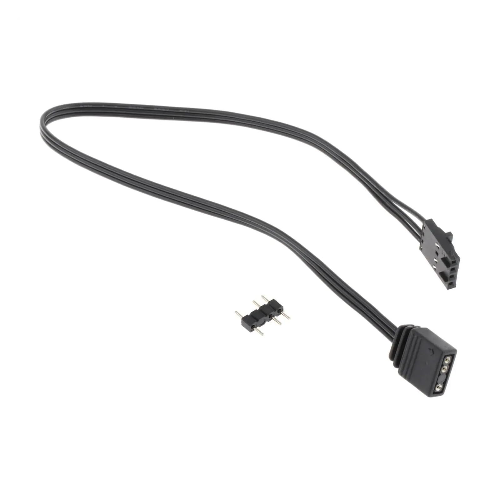 Fan Adapter Cable Durable Black Reusable Lighting Node Fan LL120 140 QL Converter 4 Pin RGB to ARGB 5V 3 Pin Accessories 3