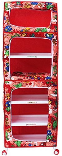 Amardeep and Co Jumbo Sized Multipurpose Toy Box (Red, 158 cm x 55 cm x 40 cms, 0-7yrs 6Tray) 4