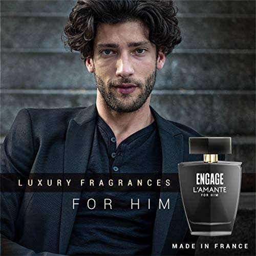 Engage L'amante Eau De Toilette for Men, Citrus, Premium and Long Lasting, Skin Friendly, 75ml 5