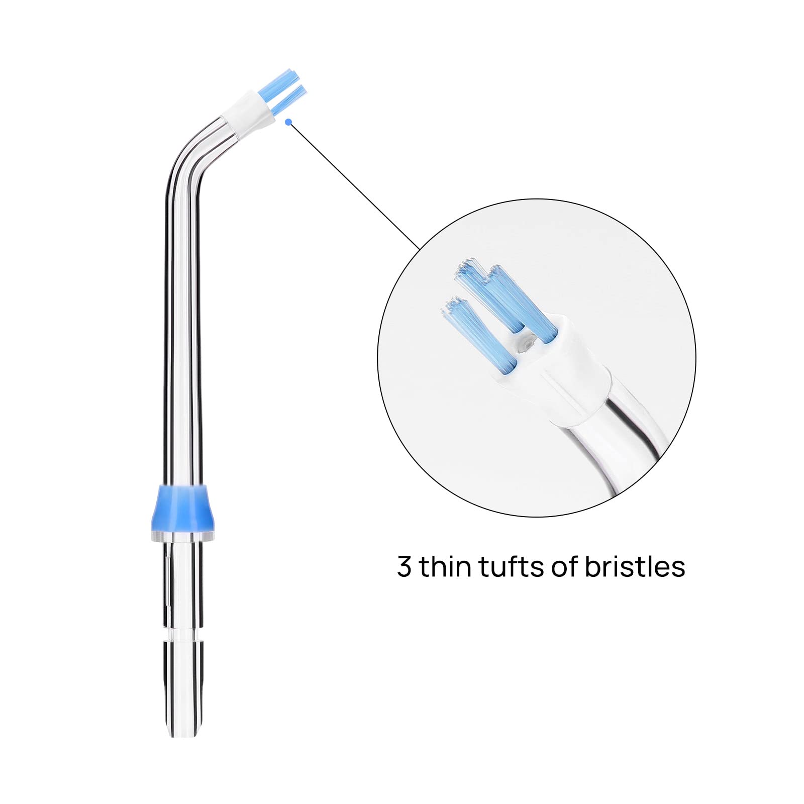 Plaque Seeker Replacement Tips,Dental Water Flosser Tips for Waterpik and Other Brand Oral Irrigators,2Pcs Flosser Refill Heads Replacement Heads(Plaque Seeker Tips) 2