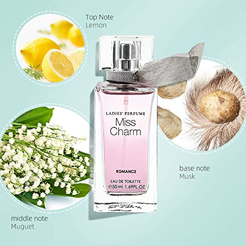 MINISO Charm Edt Eau The Parfum Long Lasting Women Liquid Perfumes, 50Ml, Romance-1 2