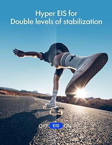 WOLFANG GA200 24MP 4K Action Camera 40M Waterproof Underwater Camera for Snorkeling, EIS WiFi Adjustable Wide Angle Dual Screen Camera for Vlog, Webcam(Charger, Remote Control and Helmet Accessories) 4