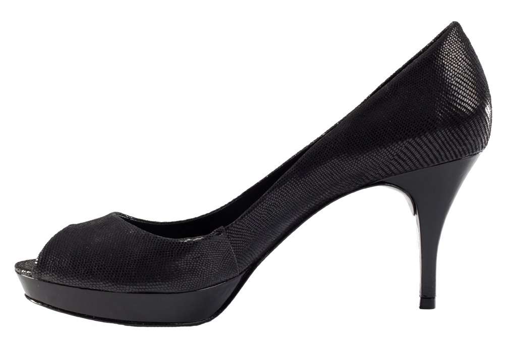 Zofie Women's LUCIA Black Raindrop Suede Pump 10 M US 3