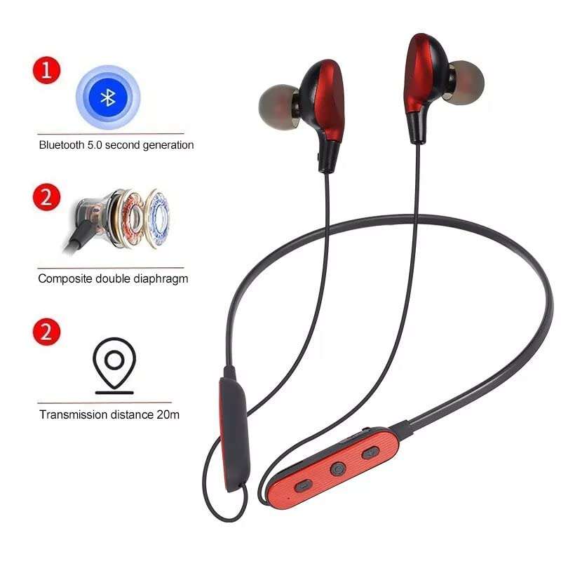 Metal in-Ear Wireless Flex Neckband For Meizu m1 metal Neckband Earphone Bluetooth 5.0 Wireless Headphones with Hi-Fi Stereo Sound, 12Hrs Playtime, Lightweight Ergonomic Neckband, Sweat-Resistant Magnetic EarbudsWireless Earphones with Dynamic Drivers for Immersive Music Experience, IPX5 Sweatproof, 12 Hours Playtime, Flexible Neckband Headphones (ZPP 3,BAND24, Black) 3