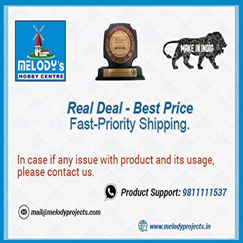 MELODY S HOBBY CENTRE Solar Panel Powered LED Light 6 V 1 W Polycrystalline Solar Panel. 4