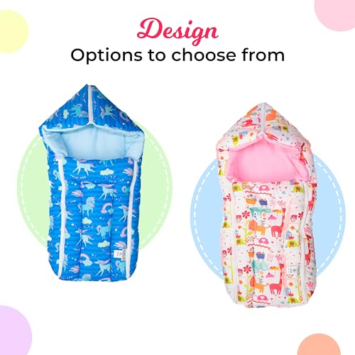 Neñolo Baby Carry Nest/C arry nest for Newborn Baby/Sleeping Bag & Carry Nest/Baby Carry Nest Bed/Age Upto 6 Months/Colour- [Pink] 2