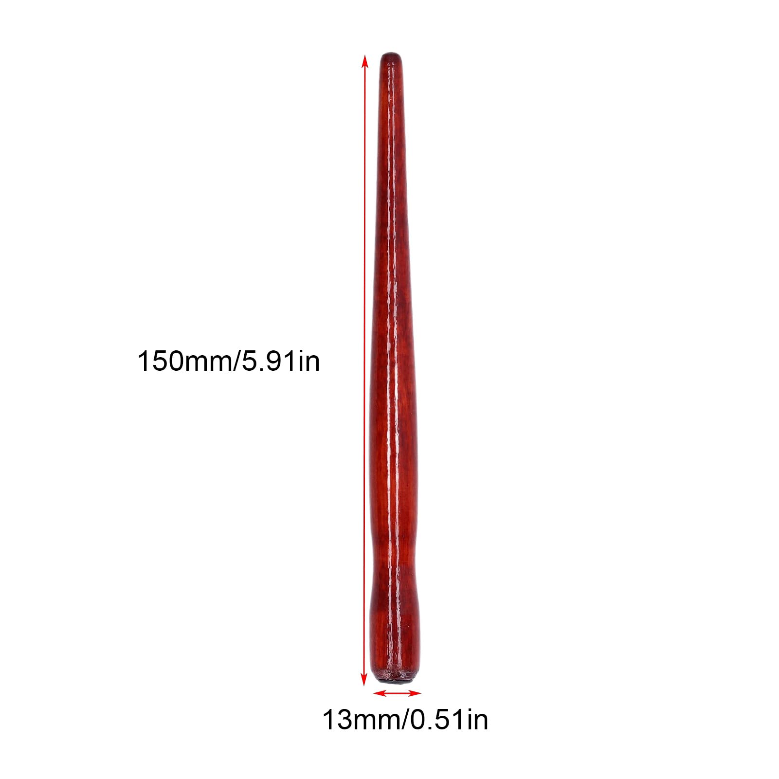 Kodrily Dip Pen Holder, Wood Nib Holder, 5Pcs Dip Pen Holder Comfortable Grip Dip Pens Holder 5.91in Pen Nib Holder Art Painting Nib Pen Comic Creation Cartooning Red Wood Color 3