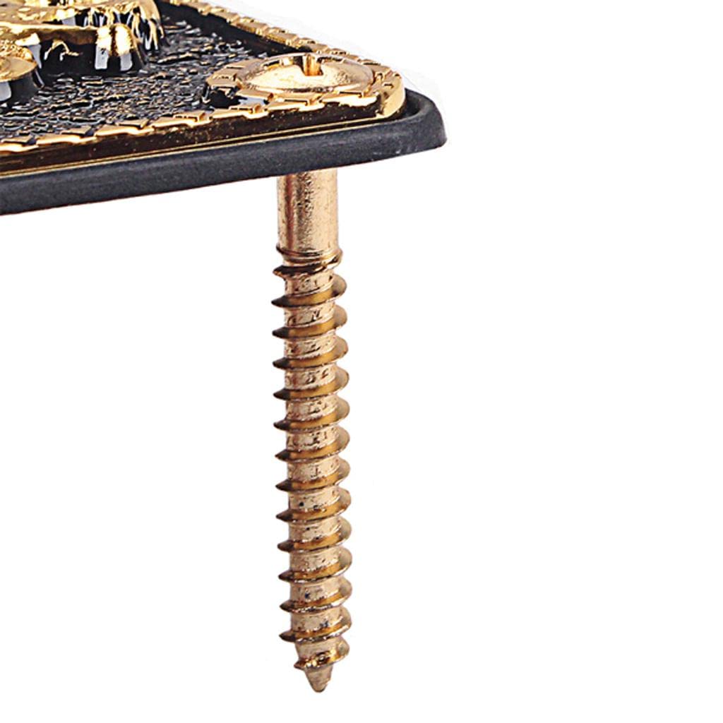 CALANDIS Guitar Neck Reinforcing Plate&Screws for Fender Strat Tele Electric Guitar Bass 5