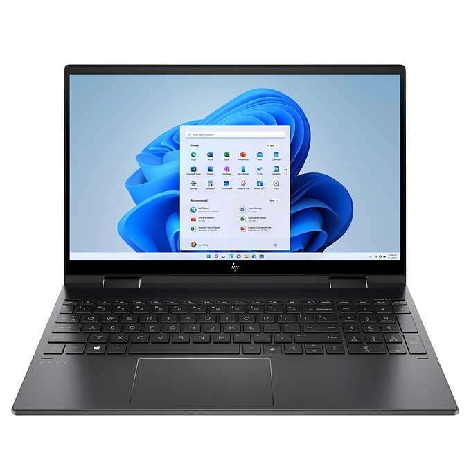 HP Envy x360 2-in-1 Laptop, 15.6” FHD IPS 100% sRGB 400nits Touch Display, 8-Cores Ryzen 7 5700U(> i5-1135G7), 14 hr Battery Life, Wi-Fi 6, Fingerprint, Webcam, Type-C (32GB RAM | 1TB PCIe SSD) 1