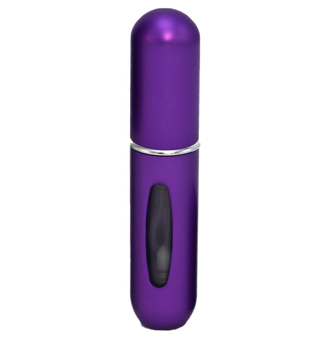 Gadget Hero's Mini Refillable Perfume Atomizer. TSA Flight Approved 5ml Portable Perfume Bottles Sprayer. (Matt Purple)