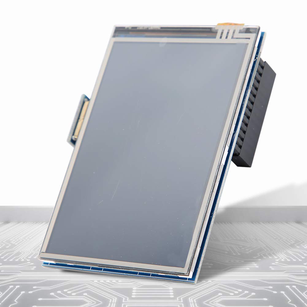 3.5 inch 1080P LCD Touch Screen Display ， IPS Wide Viewing Angle Display ， Black Acrylic Case Touch Screen, for 4B 1