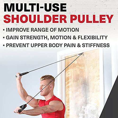 Lifeline Multi-Use Shoulder Pulley for Assisting Rehabilitation and Increasing Flexibility Black, Standard 4