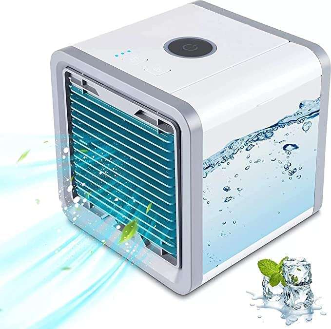 PERIPHERAL BOUTIQUE Mini Arctic Air Cooler (New 2023 Edition) Portable 3-in-1 Mini Cooler (Conditioner/Humidifier/Purifier) Air Cooler for Personal Space-New 1