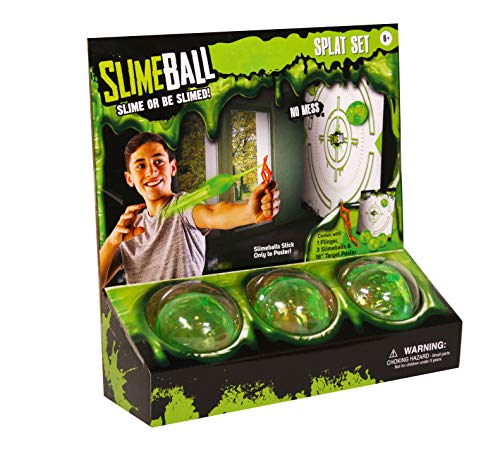 Diggin Slimeball, Splat Set, Slime Ball Target Practice Game - Green 5